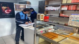 Babaeskide tatlı üretimi ve satışı yapan iş yerleri denetlendi
