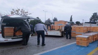 Babaeskide üreticilere arı kovanı dağıtıldı