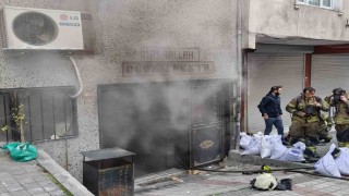 Bağcılarda tekstil atölyesinde korkutan yangın