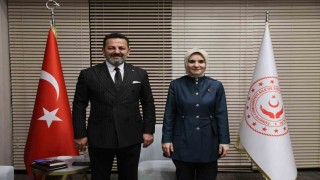 Bakan Göktaşa kurum çalışmaları hakkında bilgi verdi