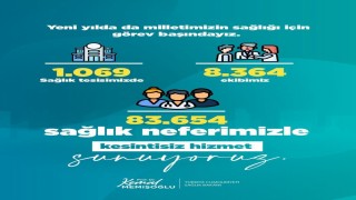 Bakan Memişoğlu: Yılbaşında da milletimizin sağlığı için görev başındayız