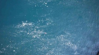 Balat sahilinde olta atan balıkçılar deniz yüzeyinde oluşan kirlilikten şikayetçi