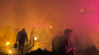 Bartında derbi öncesinde hareketli saatler