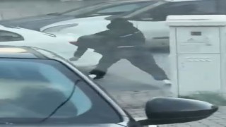 Başakşehirde çocuk kavgası kamerada