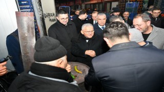 Başkan Büyükkılıçtan Hal Kompleksine sabah mesaisi