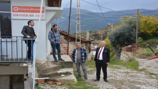 Başkan Kumral yapımı tamamlanan hizmet alanlarını yerinde inceledi