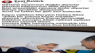 Başkan Öztürkün acı günü