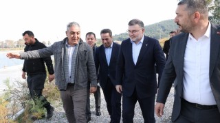 Başkan Saygılı Efes Antik Kent Kanal Projesini yerinde inceledi