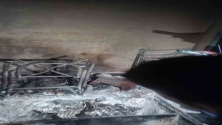 Batmanda apartman boşluğunda çıkan yangın söndürüldü