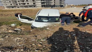 Batmanda otomobil su kanalına düştü: 1 yaralı