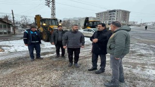Battalgazide Başkan Taşkın ekiplerle birlikte sahada