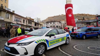Bayburtun güvenlik filosuna 34 yeni araç eklendi