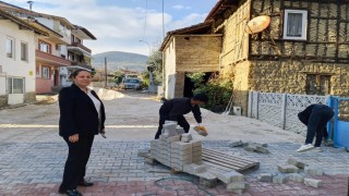 Bayırköyde caddeler yenileniyor