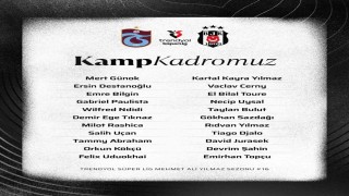 Beşiktaşın, Trabzonspor maçı kamp kadrosu belli oldu
