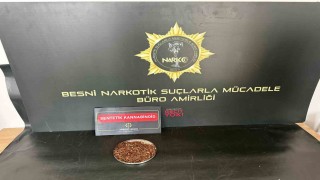 Besnide uyuşturucuyla yakalanan şahıs tutuklandı
