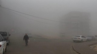 Besnide yoğun sis ve sağanak yağış hayatı olumsuz etkiledi