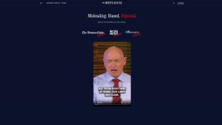 Beyaz Saray, resmi sitesinde gazetecileri ifşaladığı yeni sekme kurdu