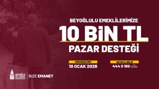 Beyoğlunda emeklilere verilen pazar desteği 2026da da devam edecek