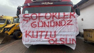 Bilecikte ilginç bir Dünya Şoförler Günü kutlaması