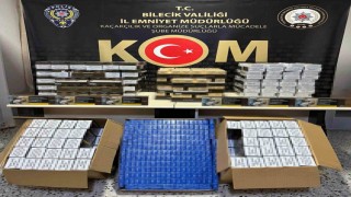 Bilecikte kaçakçılığa darbe: Binlerce makaron ve tütün ele geçirildi