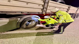 Bilecikte kış lastiği denetimleri sürüyor