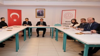 Bilecikte ortaokul müdürleriyle eğitim değerlendirme toplantısı