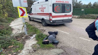 Bisikletli sürücü faciadan böyle döndü...Yaralı kurtuldu