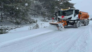 Boluda kar seferberliği: Kapalı köy yolu yok