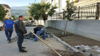 Bozdoğan Belediyesi, okullarda çevre düzenlemelerini sürdürüyor