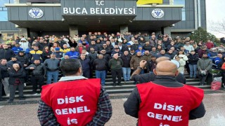 Buca Belediyesinde işçiler yeniden iş bıraktı, çöpler birikmeye başladı