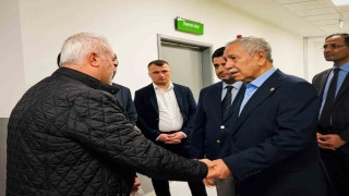 Bülent Arınçtan Başkan Durbaya yoğun bakımda ziyaret