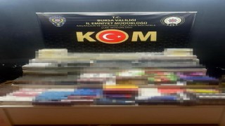 Bursada 8 bin 870 paket kaçak sigara ele geçirildi