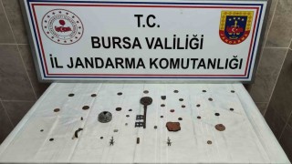 Bursada Anadolu Mirası Operasyonu: 42 tarihi eser ele geçirildi
