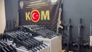 Bursada kaçak silah operasyonu: 118 ruhsatsız tüfek ele geçirildi
