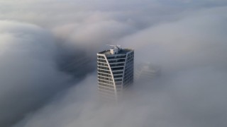 Bursada sis şehri yuttu