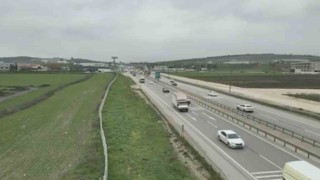 Bursada trafik polisleri dron ile görüntüledi, ihlalleri affetmedi