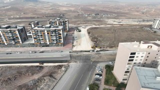 Büyükşehirden trafiği rahatlatan yol çalışması