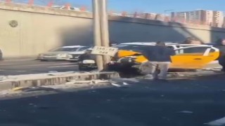 Buzlanma kazayı beraberinde getirdi
