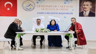 Çamelide 2025 yılının son nikâhı kıyıldı
