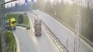 Camiden elektronik eşya, istasyondan tır çalan şüpheli TEMde yakalandı