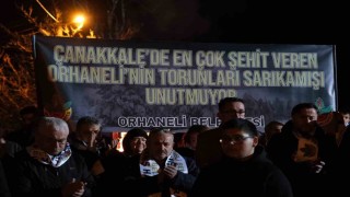 Çanakkalede en çok şehit veren ilçe Orhanelinin torunları, Sarıkamış Şehitlerini andı