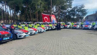 Çanakkalede kolluk birimlerine 95 yeni araç