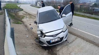 Çanda trafik kazası: 1 yaralı