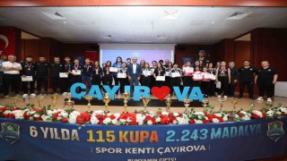 Çayırovalı sporcular 2025te 354 madalya ve 14 kupa kazandı