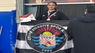 Çeşme Belediyespordan taekwondoda gururlandıran başarı