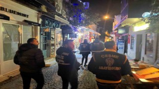 Çeşmede yılbaşı önlemleri üst seviyeye çıkarıldı