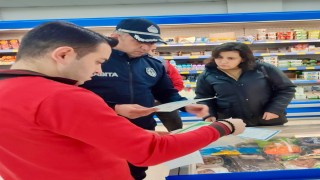 Çinede zincir marketler denetlendi