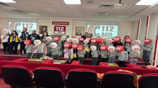 Çocuklara 112 farkındalığı  gezisi