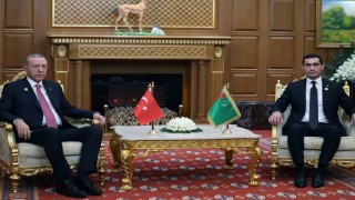 Cumhurbaşkanı Erdoğan, Türkmenistan Devlet Başkanı Berdimuhamedov ile görüştü
