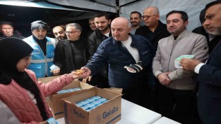 Darıcada vatandaşlara lokma ikram edildi